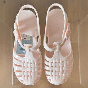 Girls Pink Soft Jelly Sandal Size 11 Easter Spring Ready NWT